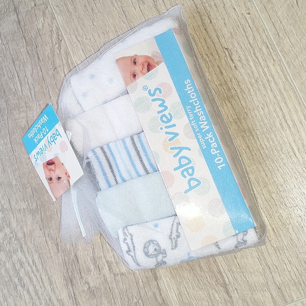 Baby terry washcloths - 10 pack